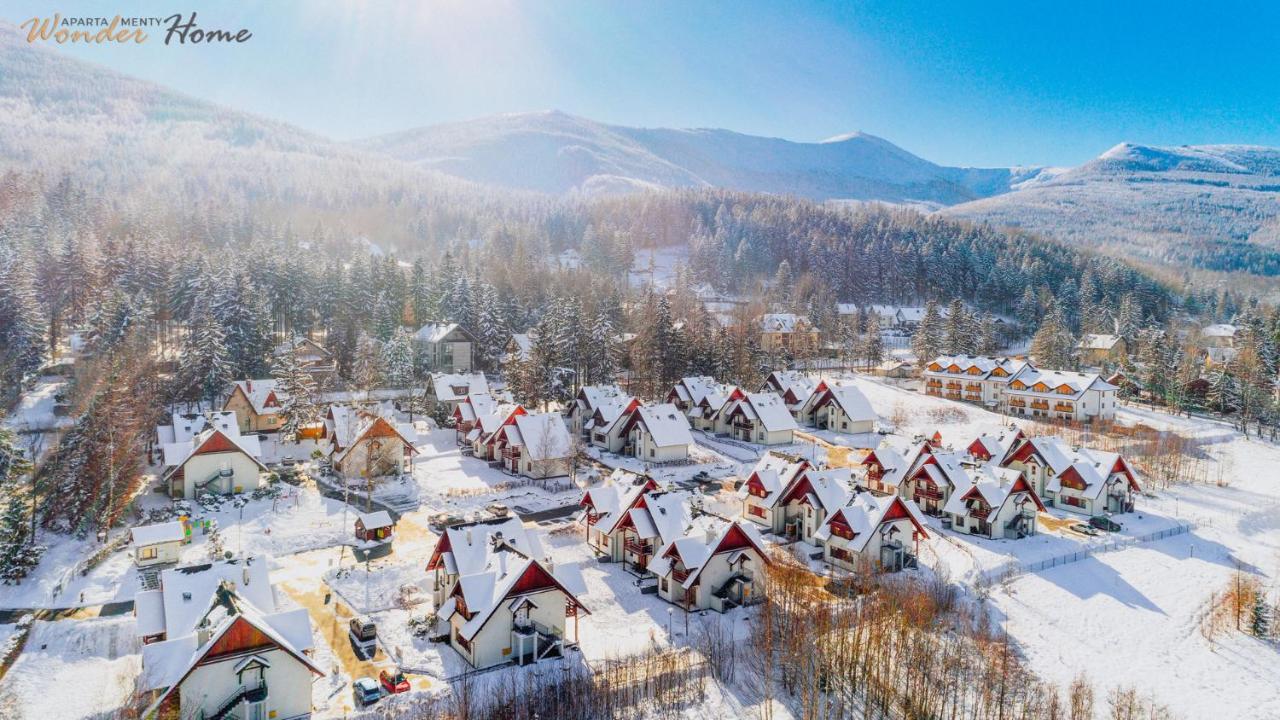Wonder Home - Domki Gorskie Z Kominkami, Bezplatnym Parkingiem I Placem Zabaw Na Terenie Kompleksu Karpacz Exterior foto